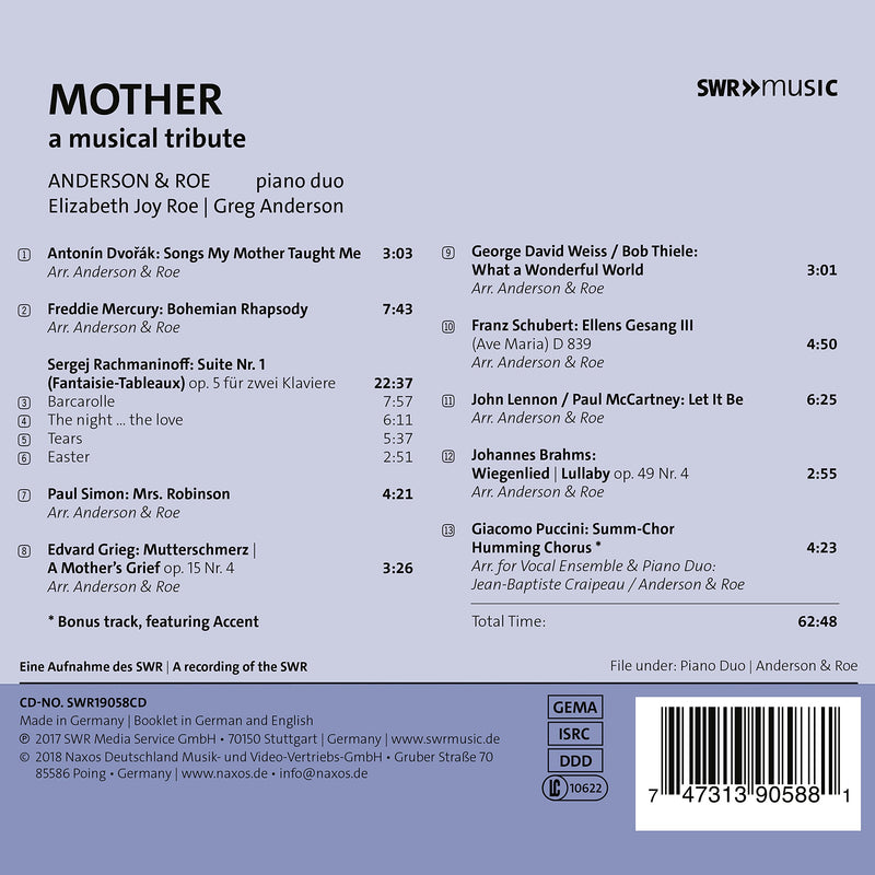 Mother - A Musical Tribute / Anderson & Roe