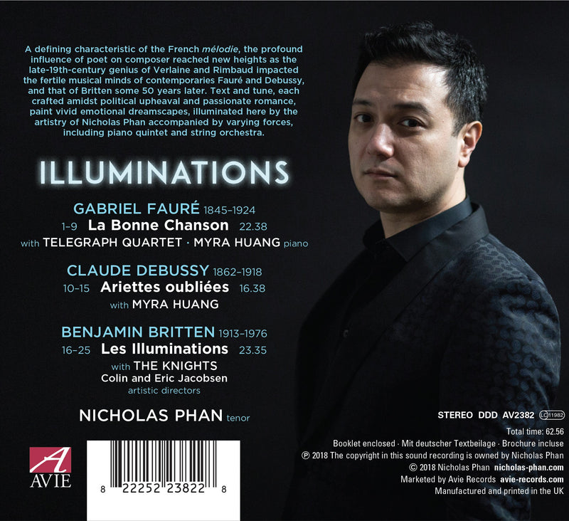 Illuminations - Faure, Debussy, & Britten / Nicholas Phan