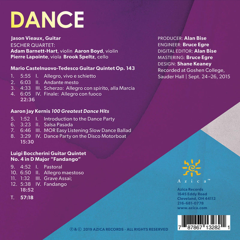 Dance / Vieaux, Escher Quartet