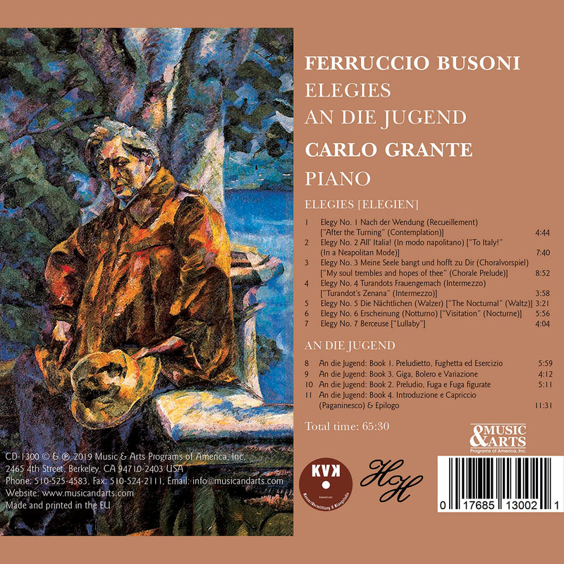 Busoni: Élégien & An die Jugend