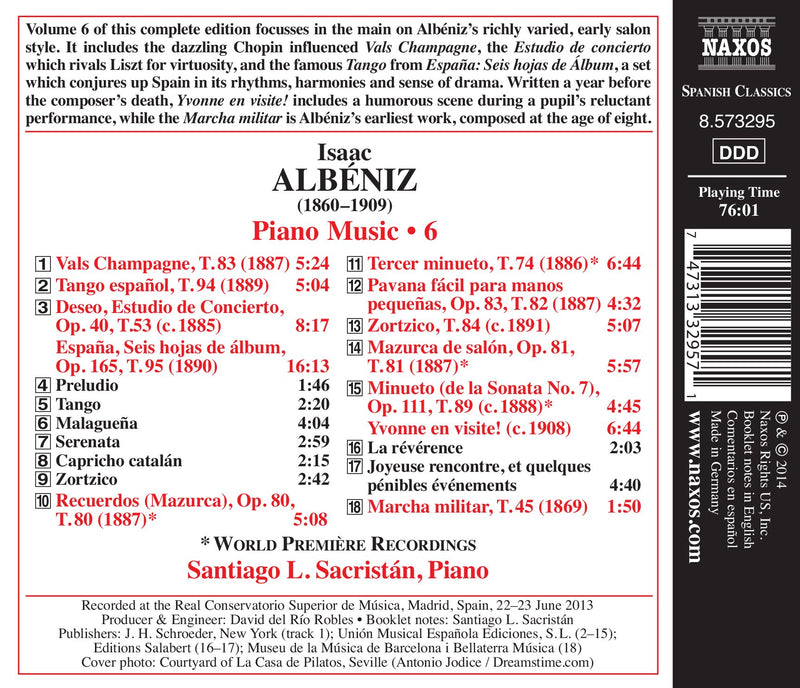 Albeniz: Piano Music - Espana; Deseo; Zortzico; Yvonne En Visite!