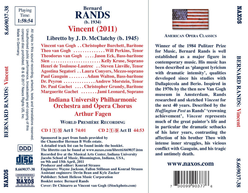 Rands: Vincent / Fagen, Indiana University Philharmonic