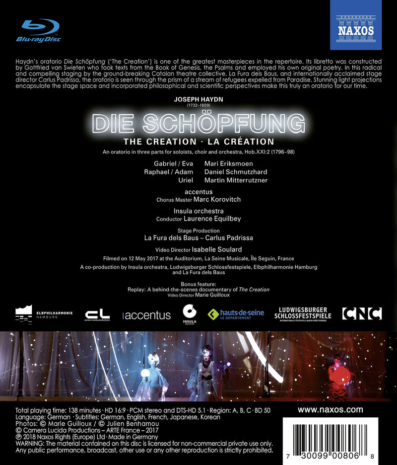 Haydn: Die Schopfung / Equilbey, Accentus, Insula Orchestra [Blu-ray]