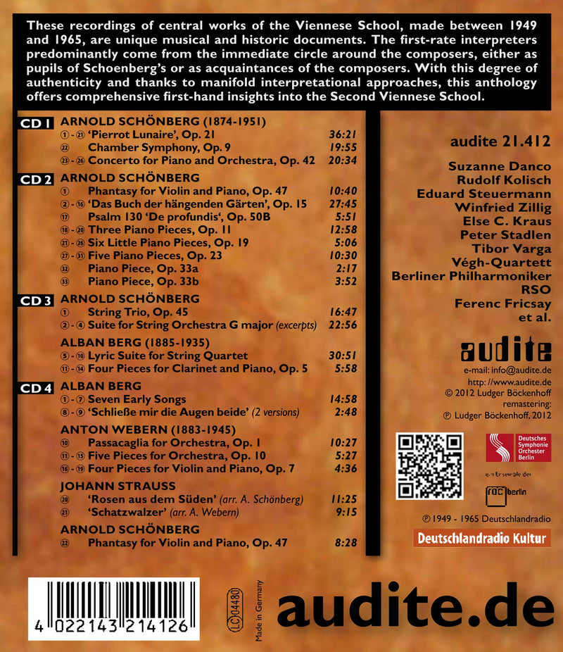 The RIAS Second Viennese School Project
