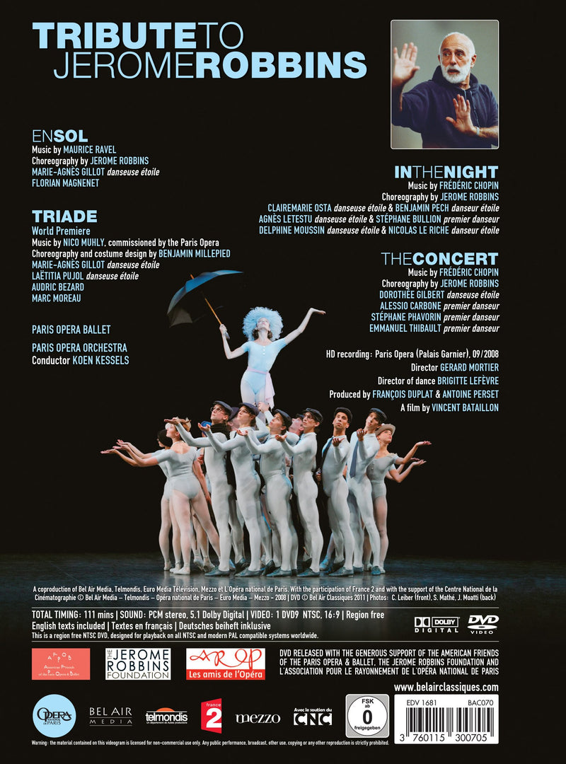Tribute To Jerome Robbins / Paris Opera Ballet