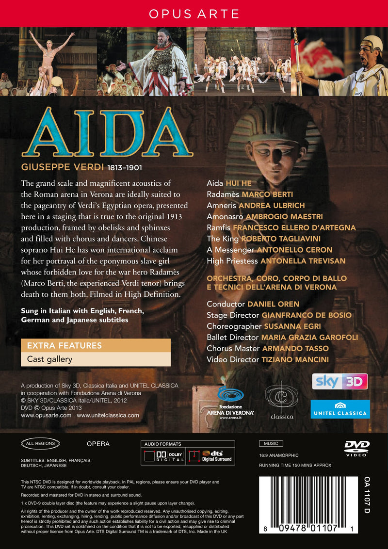Verdi: Aida / Oren, Tagliavini, He, Berti, Trevisan, Maestri