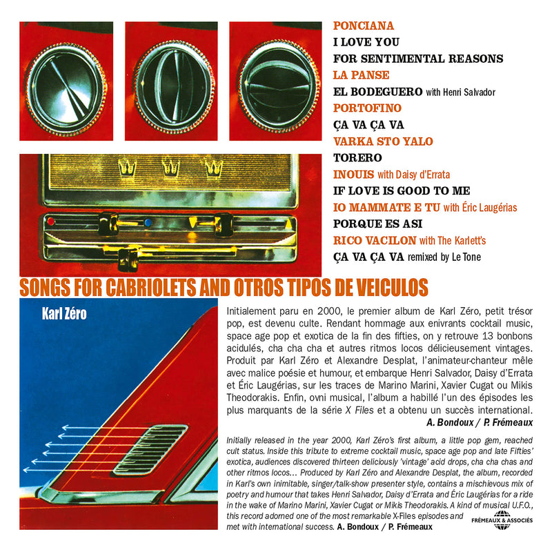 SONGS FOR CABRIOLETS