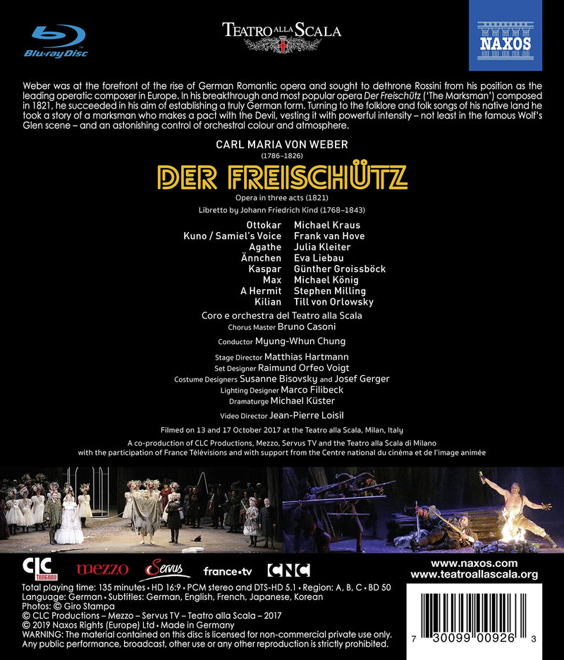 Weber: Der Freischutz / Chung, Teatro alla Scala