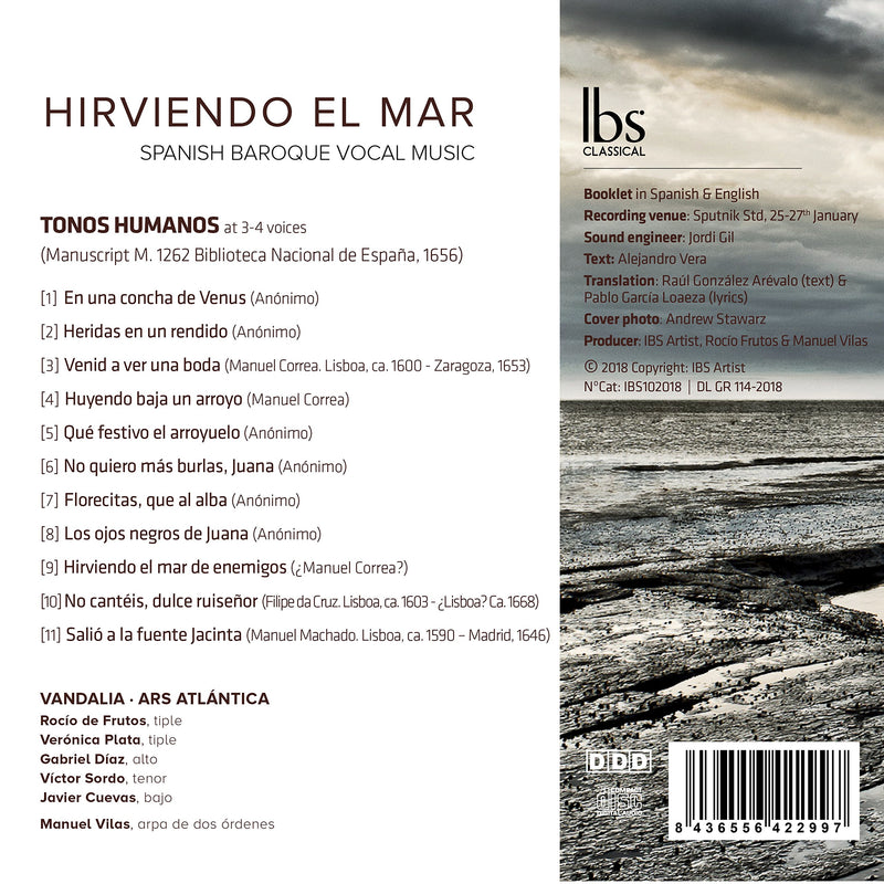 Hirviendo el Mar: Spanish Baroque Vocal Music