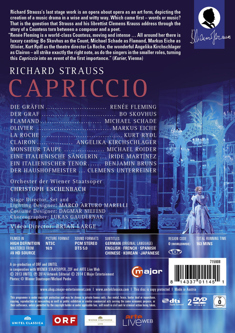 Strauss: Capriccio / Eschenbach, Fleming, Skovhus, Schade, Weiner Staatsoper