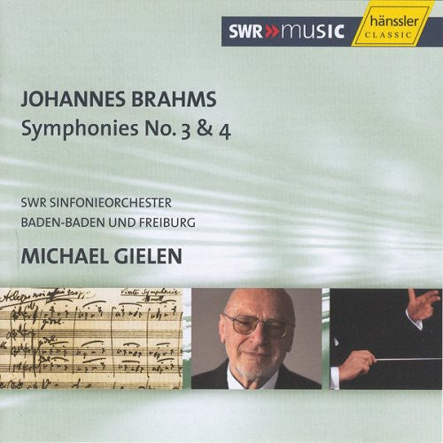 BRAHMS: Symphonies Nos. 3 and 4