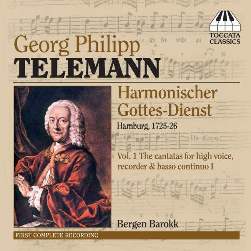 Telemann: Harmonischer Gottes-Dienst Vol 1 / Bergen Barokk