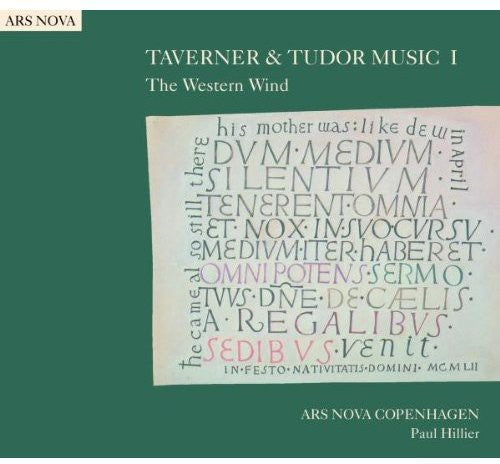 Taverner: The Western Wind / Hillier, Ars Nova