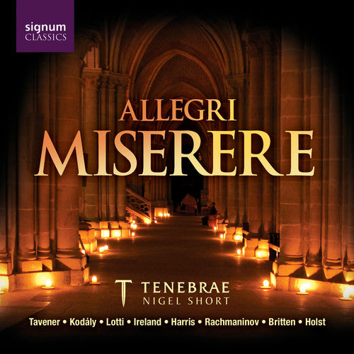 Allegri: Miserere;  Britten, Etc / Short, Filsell, Tenebrae