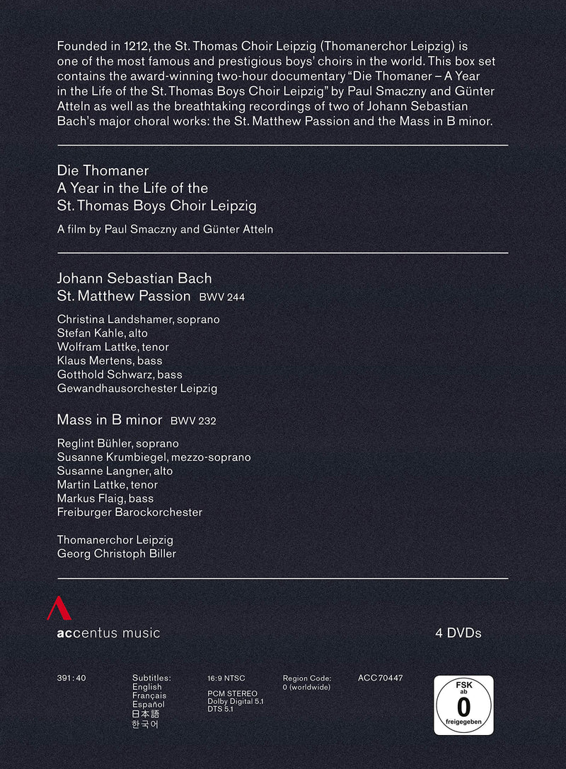 Bach: St. Matthew Passion, Mass in B Minor / St. Thomas Choir Leipzig