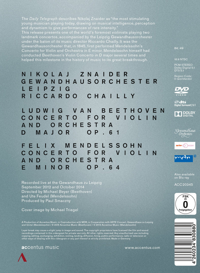Beethoven & Mendelssohn: Violin Concertos