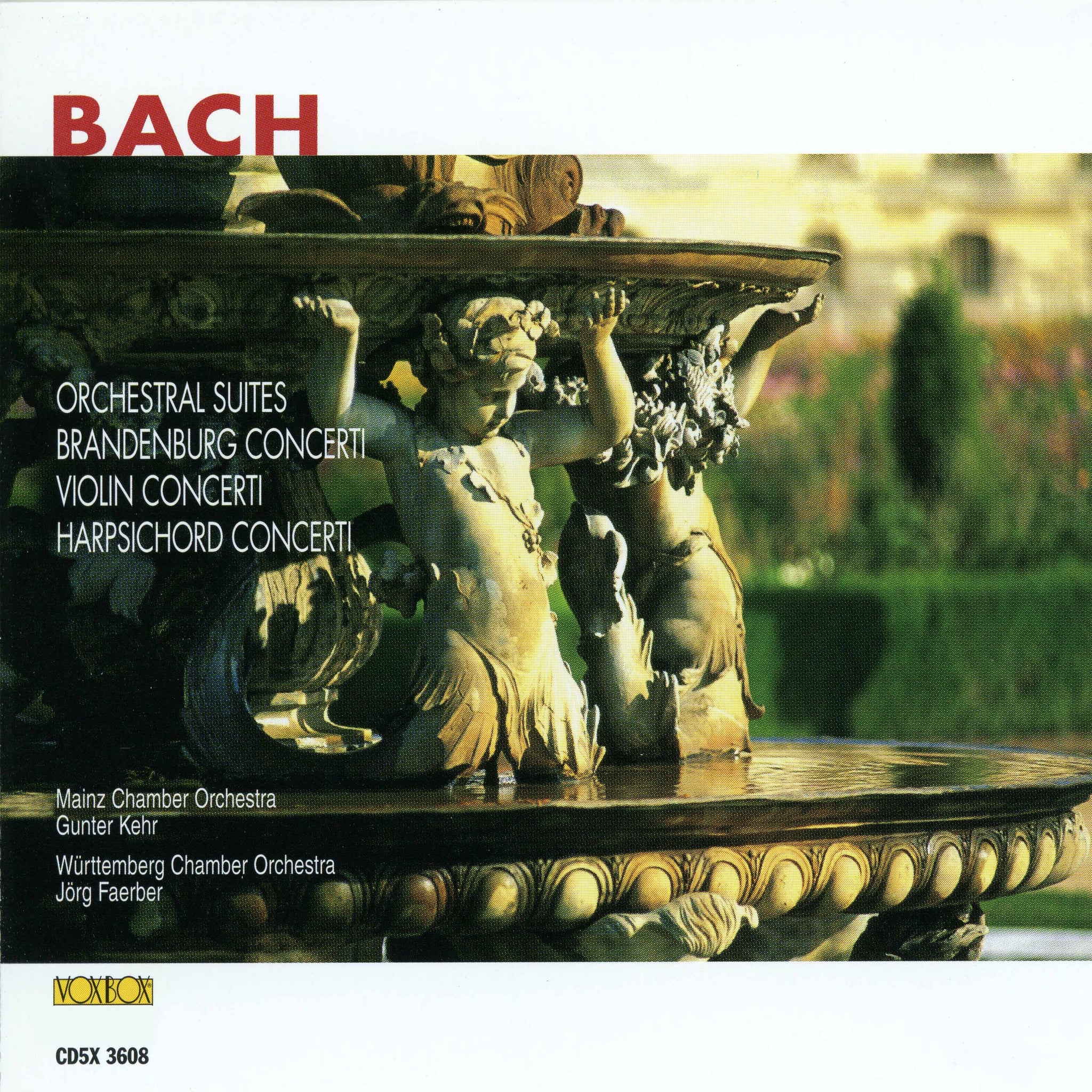 Bach: Orchestral Suites; Brandenburg, Violin & Harpsichord Concerti / Mainz & Württemberg Chamber Orchestras