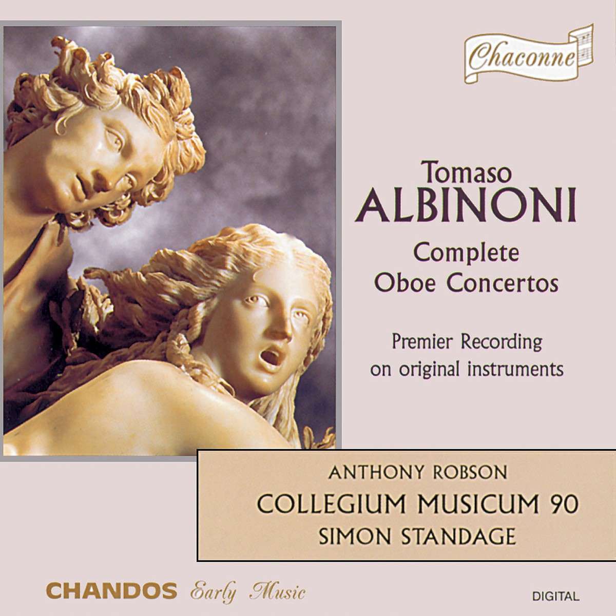 Albinoni: Complete Oboe Concerti / Robson, Standage, Collegium Musicum 90