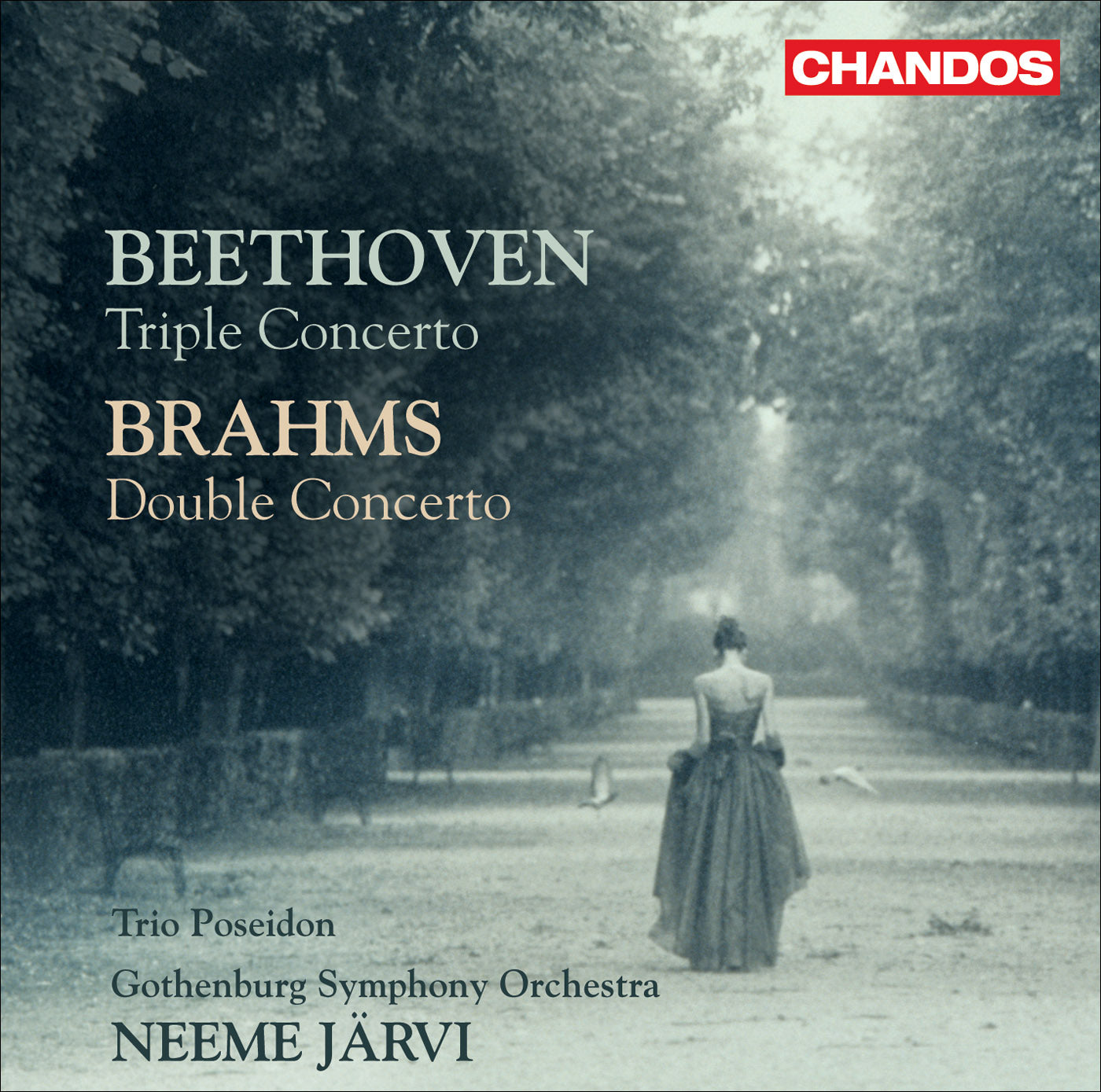 Beethoven & Brahms: Concertos / Jarvi, Trio Poseidon, Gothenburg Symphony