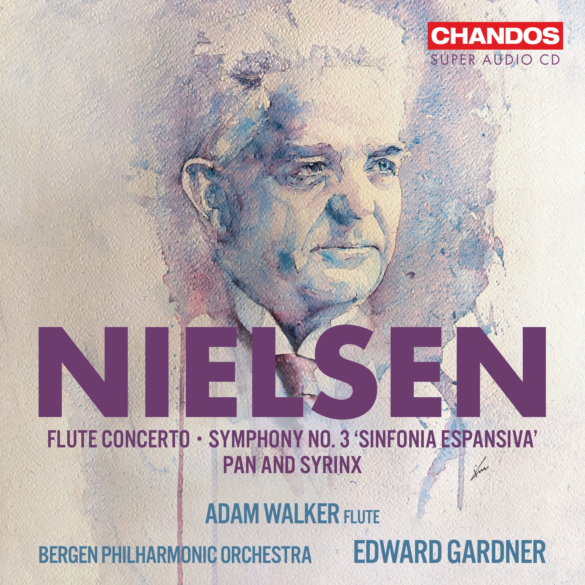 Nielsen: Flute Concerto; Symphony No. 3 / Walker, Gardner, Bergen Philharmonic