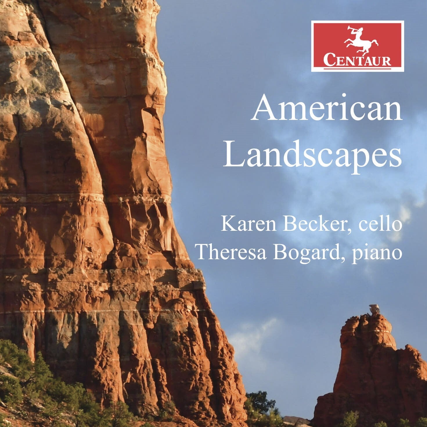 Barber, Larsen et al: American Landscapes - Music for Cello & Piano / Becker, Bogard