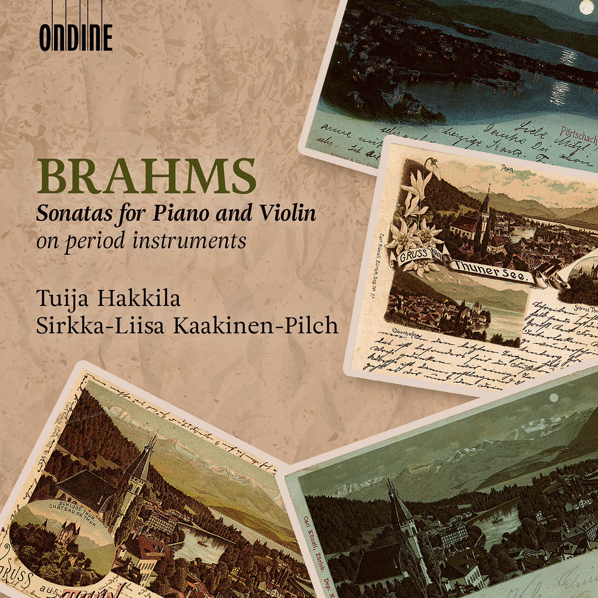 Brahms: Violin Sonatas Nos. 1-3 / Hakkila, Kaakinen-Pilch
