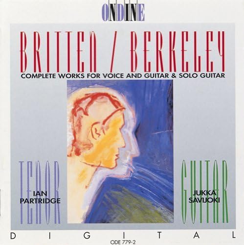 Britten, Berkeley: Complete Works for Voice and Guitar / Partridge, Savijoki