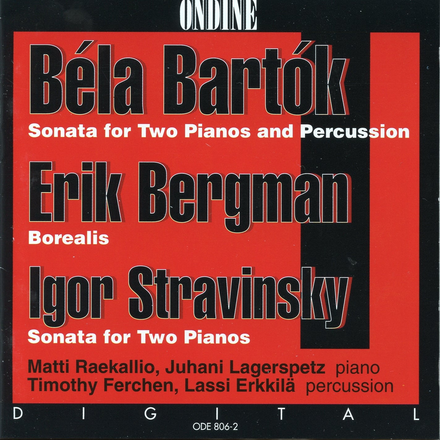 Bartók, Bergman, Stravinsky - Sonatas For Two Pianos