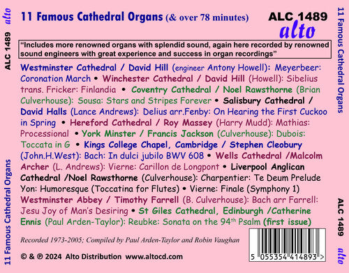 Eleven Famous Cathedral Organs