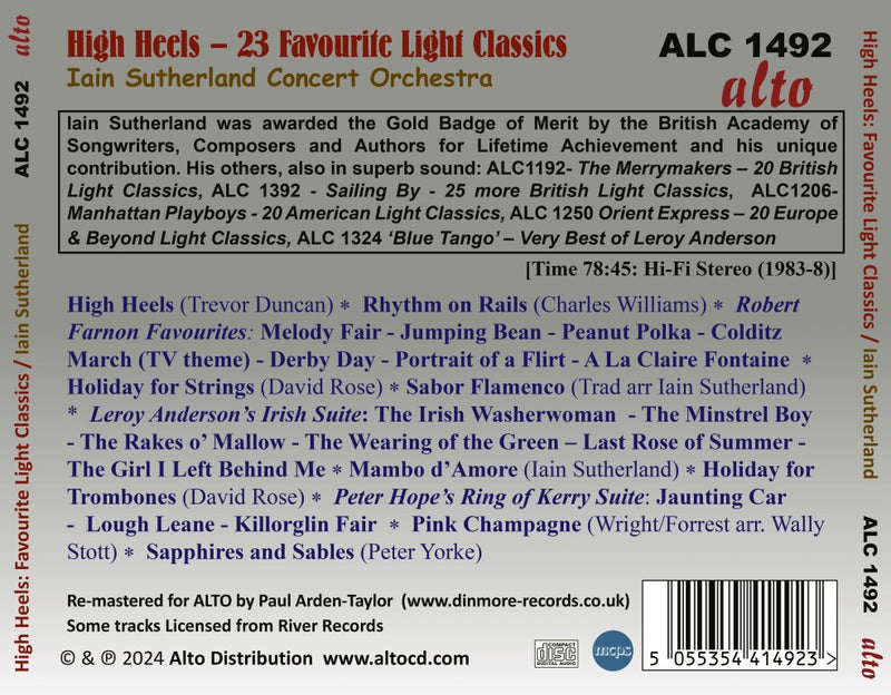 High Heels - Favourite Light Classics / Iain Sutherland Concert Orchestra