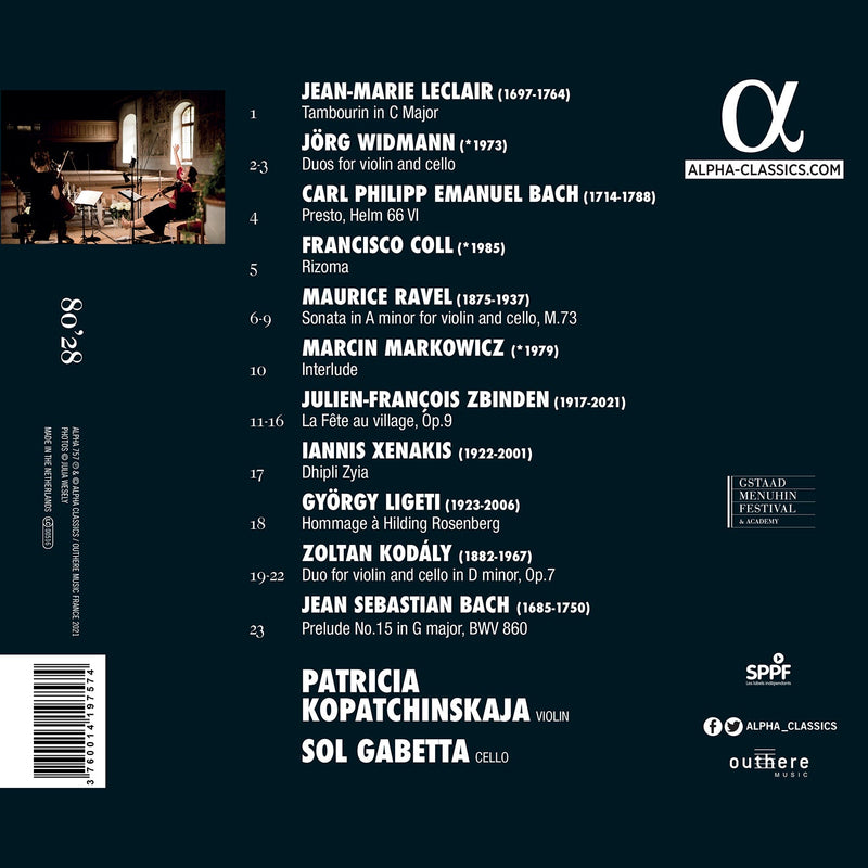 Sol & Pat: Gabetta & Kopatchinskaja Play Music from Leclair to Ligeti