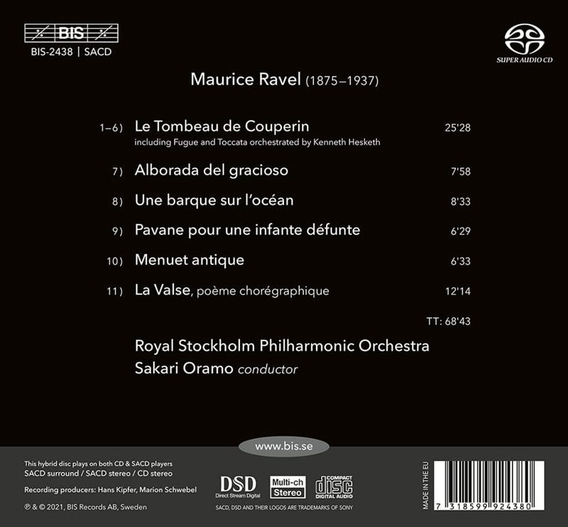Ravel: La Valse / Oramo, Royal Stockholm Philharmonic Orchestra
