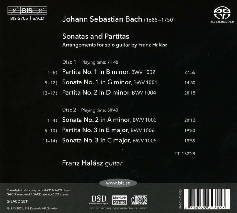 Bach: Sonatas & Partitas / Franz Halasz