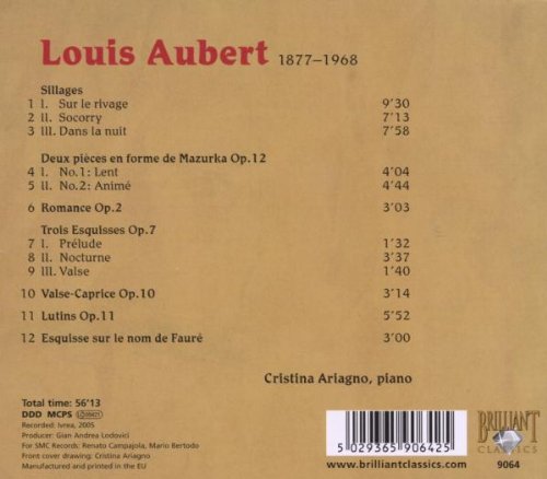 Aubert: Piano Works / Ariagno