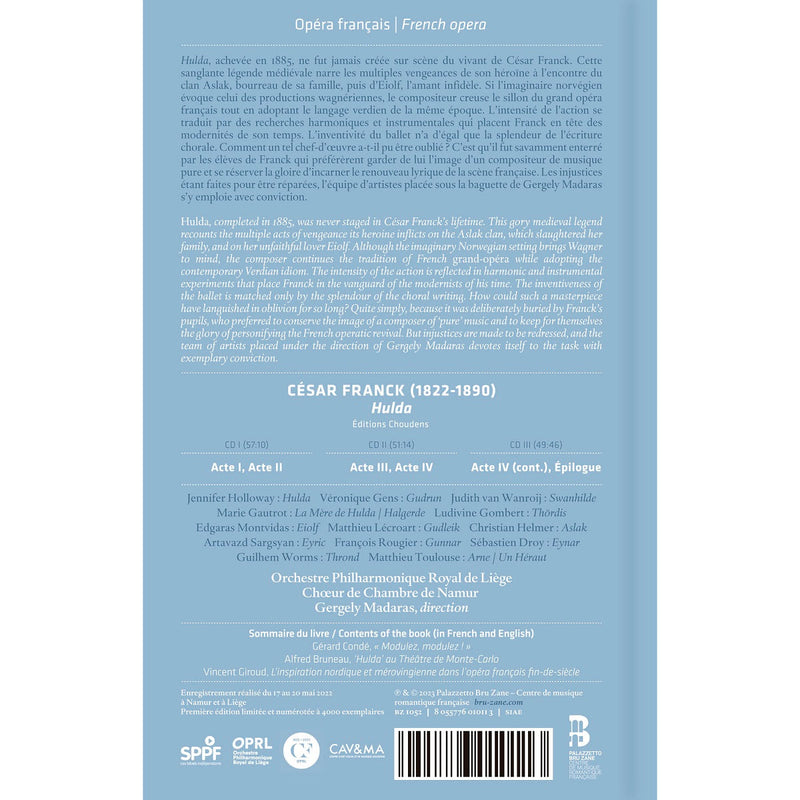 Franck: Hulda / Madaras, Liège Royal Philharmonic