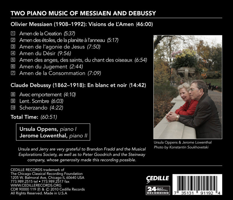 Messiaen & Debussy / Oppens, Lowenthal