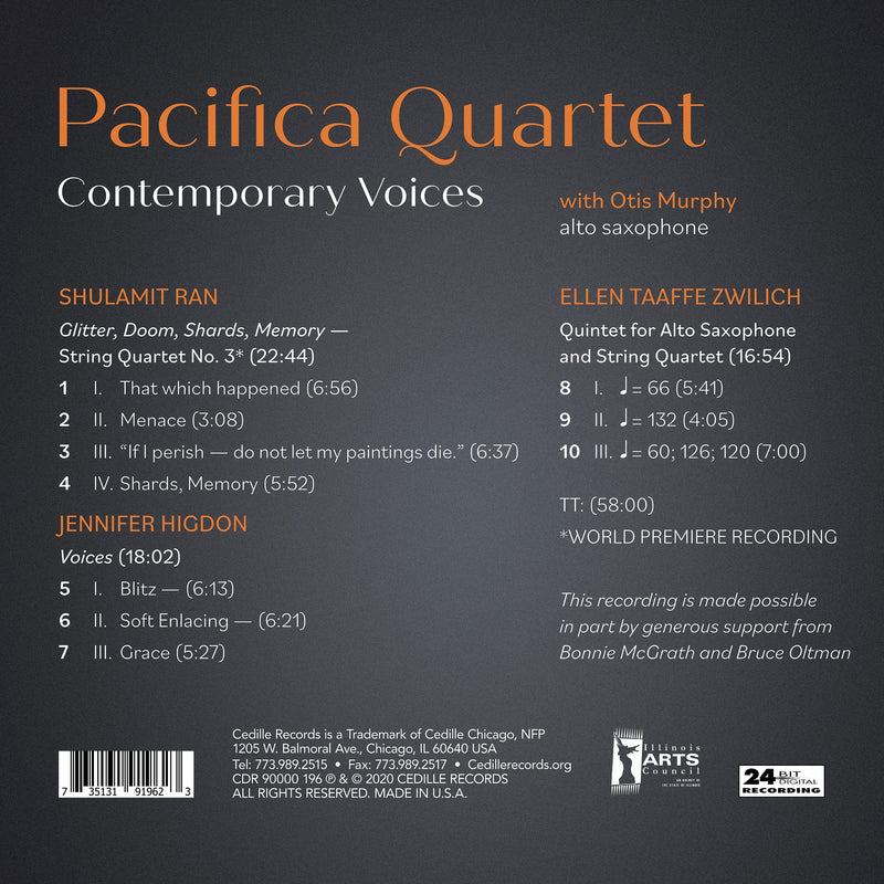 Contemporary Voices / Pacifica Quartet
