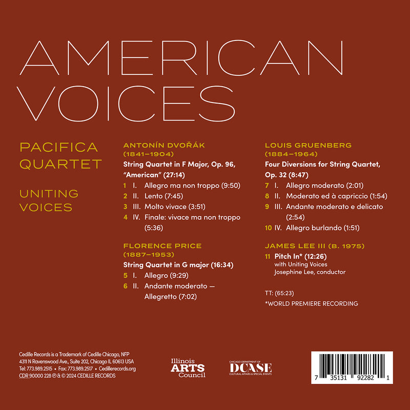 American Voices / Pacifica Quartet