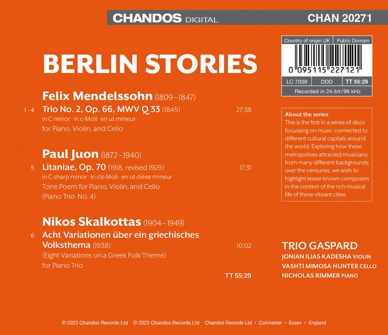 Berlin Stories / Trio Gaspard