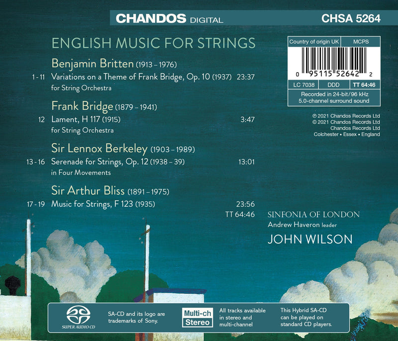 English Music for Strings / Wilson, Sinfonia of London