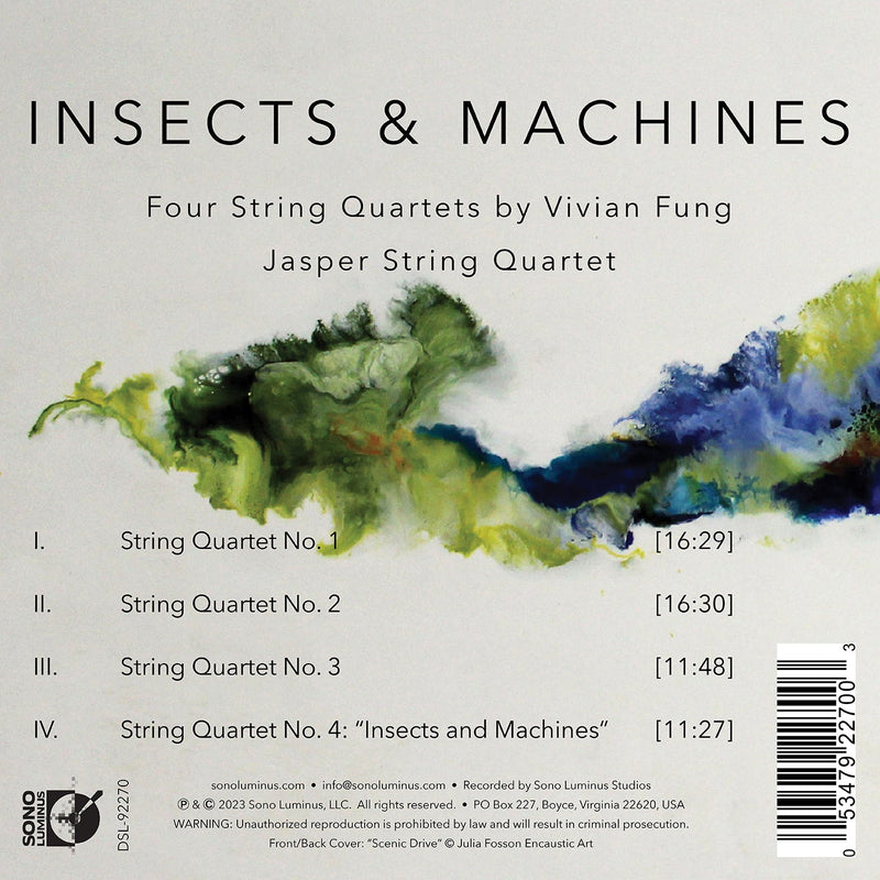Fung: Insects & Machines / Jasper String Quartet
