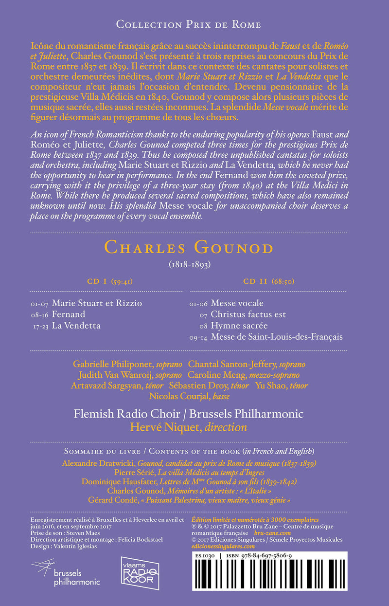 Gounod: Cantates et musique sacree / Niquet, Brussels Philharmonic