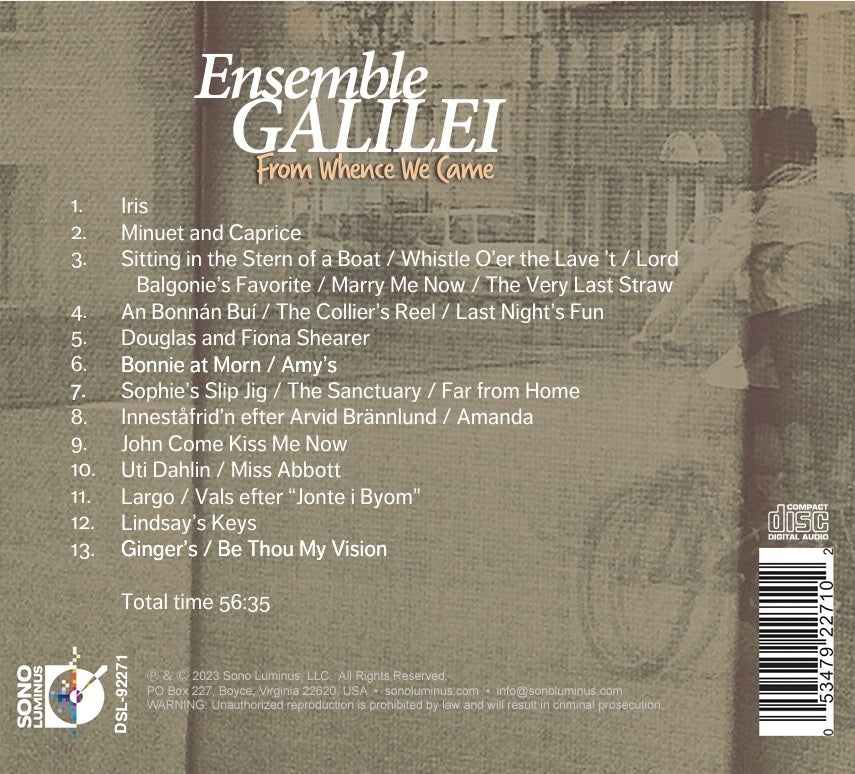 From Whence We Came / Ensemble Galilei