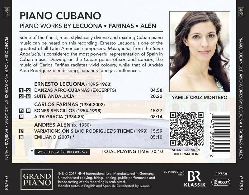 Lecuona, Alén, Fariñas: Piano Cubano / Montero