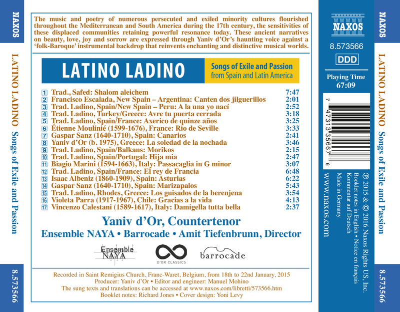 Latino Ladino: Songs of Exile & Passion / Yaniv d'Or