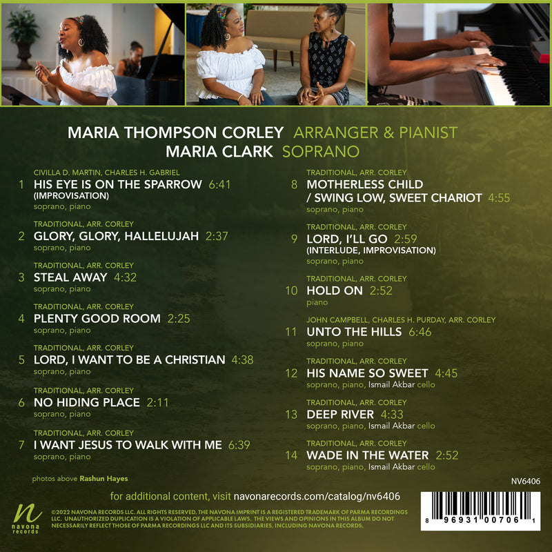 Corley, Gabriel & Tippett: Soul Sanctuary - Spirituals & Hymns / Corley, Akbar, Clark