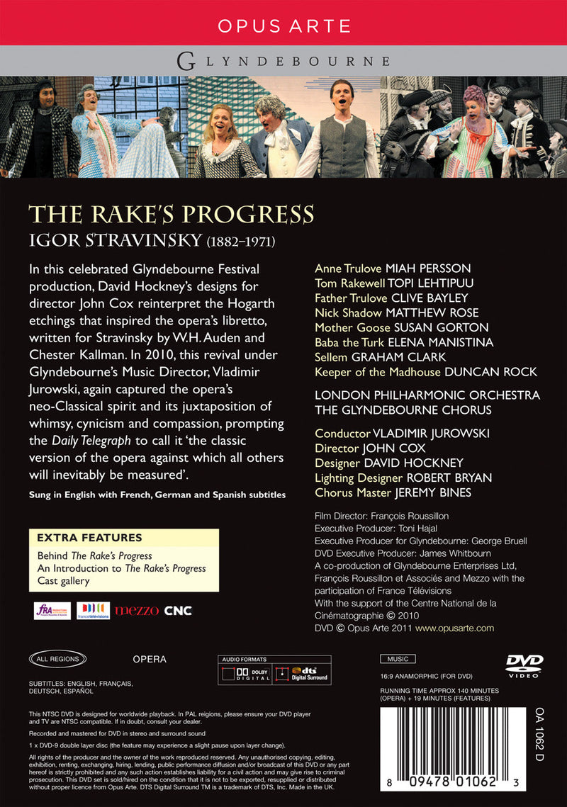 Stravinsky: The Rake's Progress / Persson, Lehtipu, Jurowski, LPO