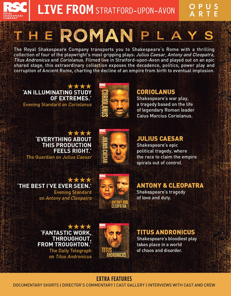 Shakespeare: The Roman Plays