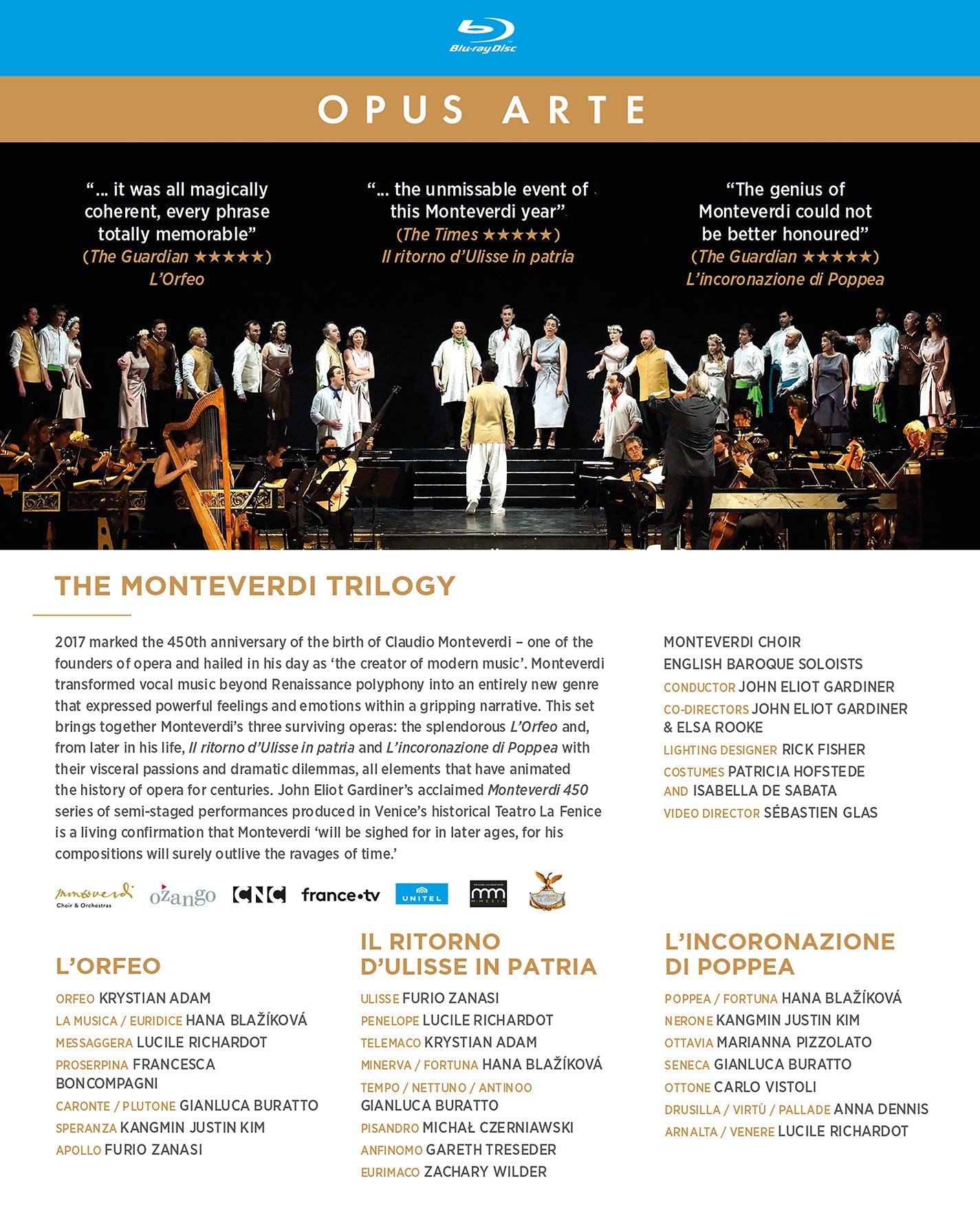 The Monteverdi Trilogy / Gardiner, English Baroque Soloists