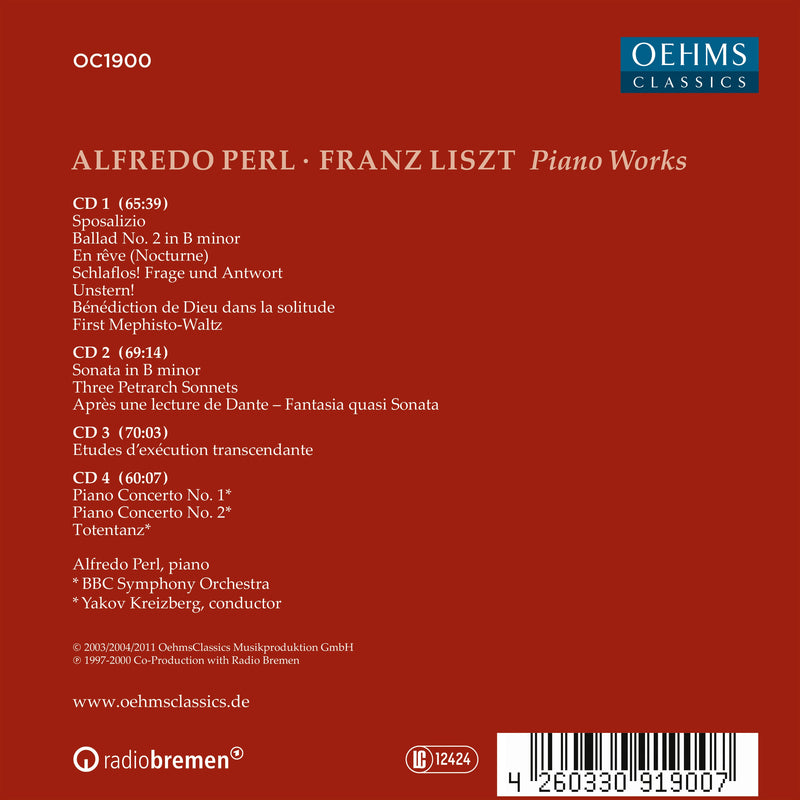Liszt: Piano Works / Alfredo Perl